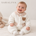 Saraliva Ivory Knit Jumpsuit