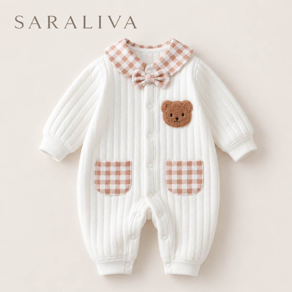 Saraliva Ivory Knit Jumpsuit