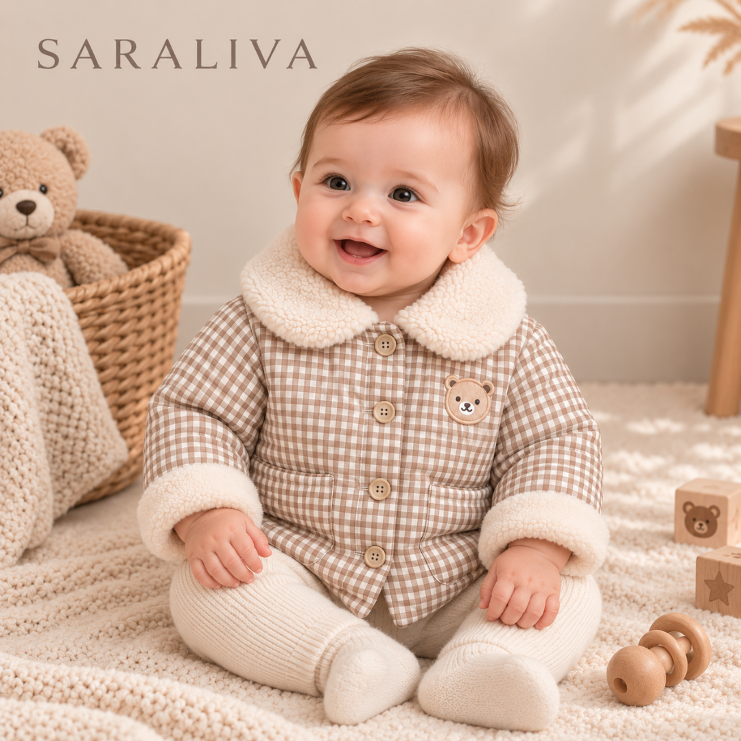Saraliva Teddy Check Winter Jacket