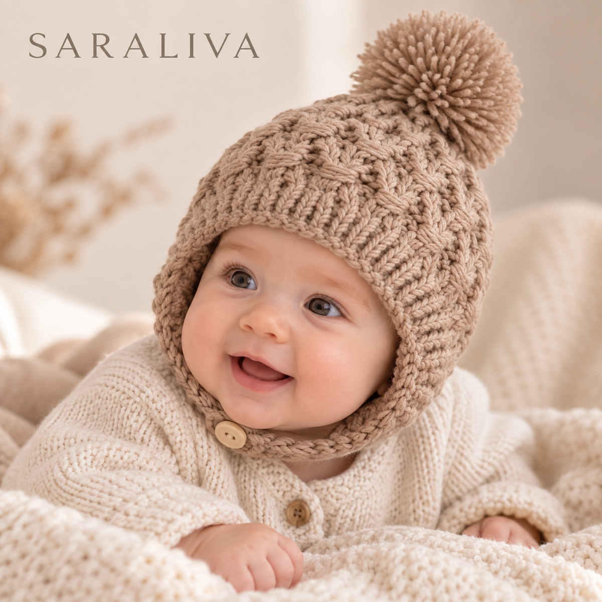 Saraliva Winter Knit Hat Trio
