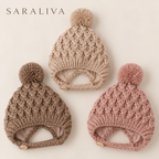 Saraliva Winter Knit Hat Trio