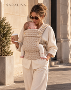 The Saraliva Embrace Baby Carrier - Soft Blue